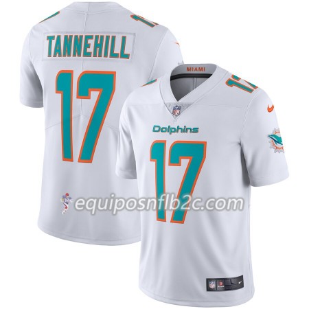 Camiseta Hombre NFL Miami Dolphins Ryan Tannehill 17 Nike Blanco